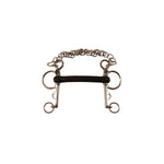 Umbria Equitazione Pelham Inox Intero Gomma Rigida
