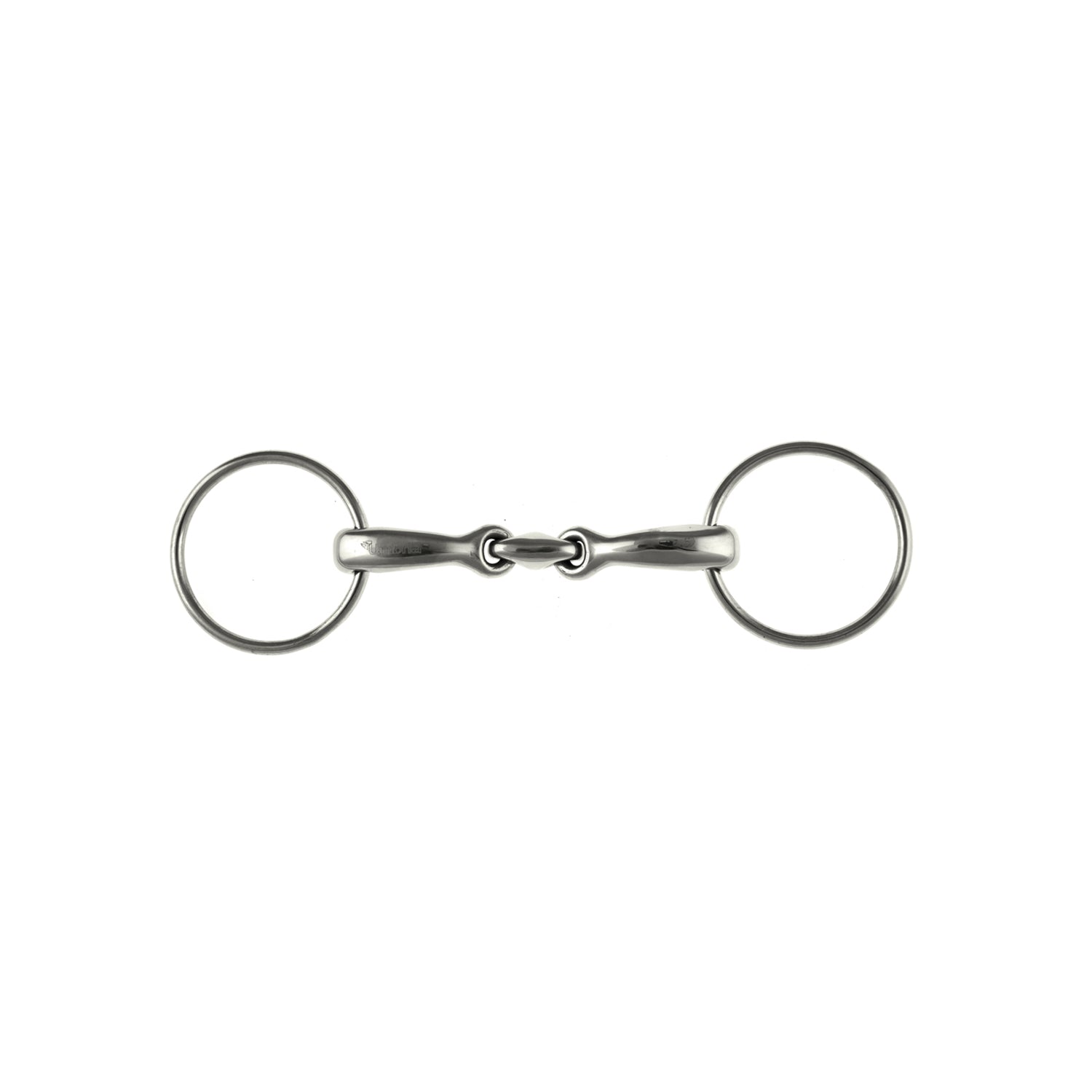 Umbria Equitazione Filetto Anelli Inox C/oliva Curved Mouth