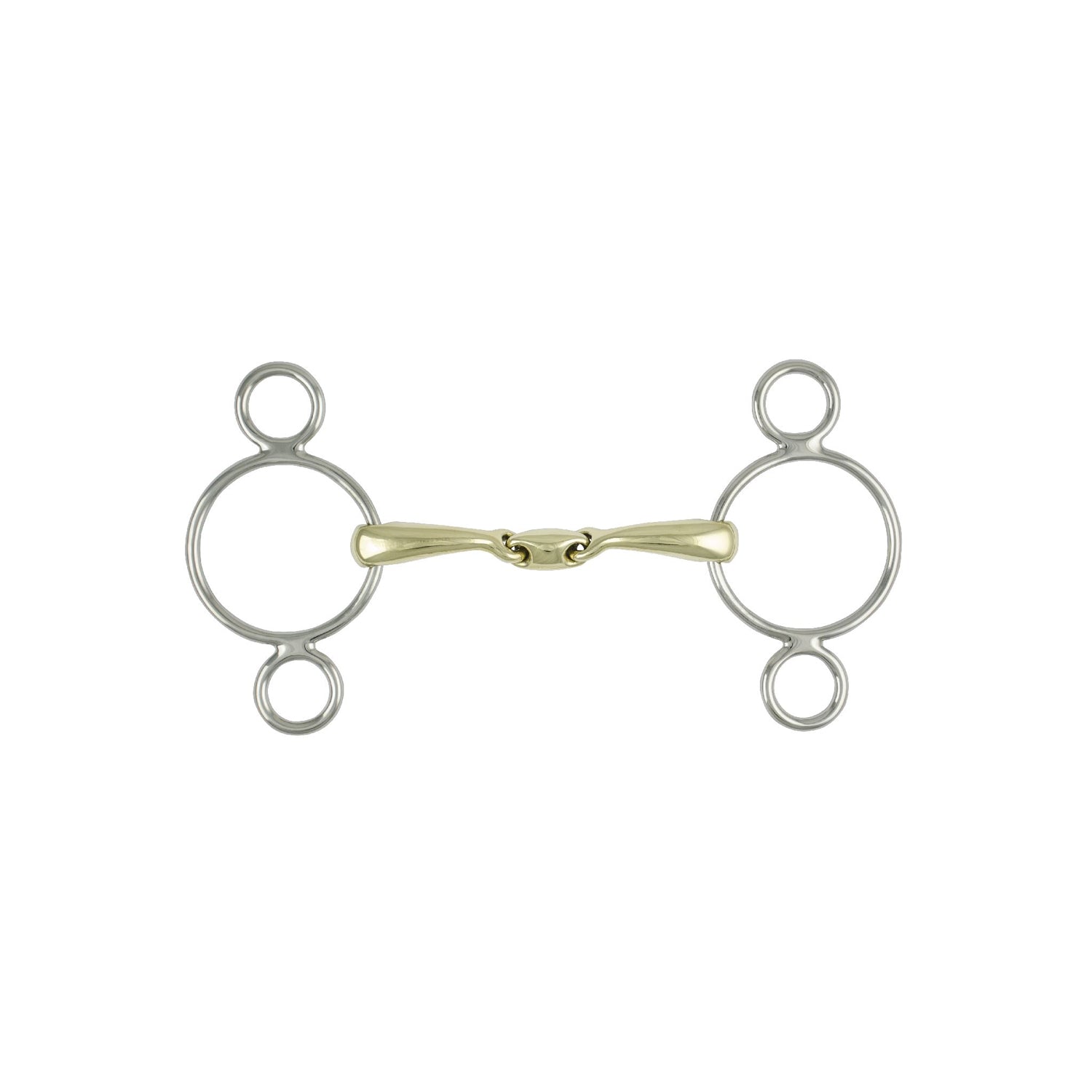 Umbria Equitazione Imboccatura Filetto Pessoa Inox C/oliva Pro