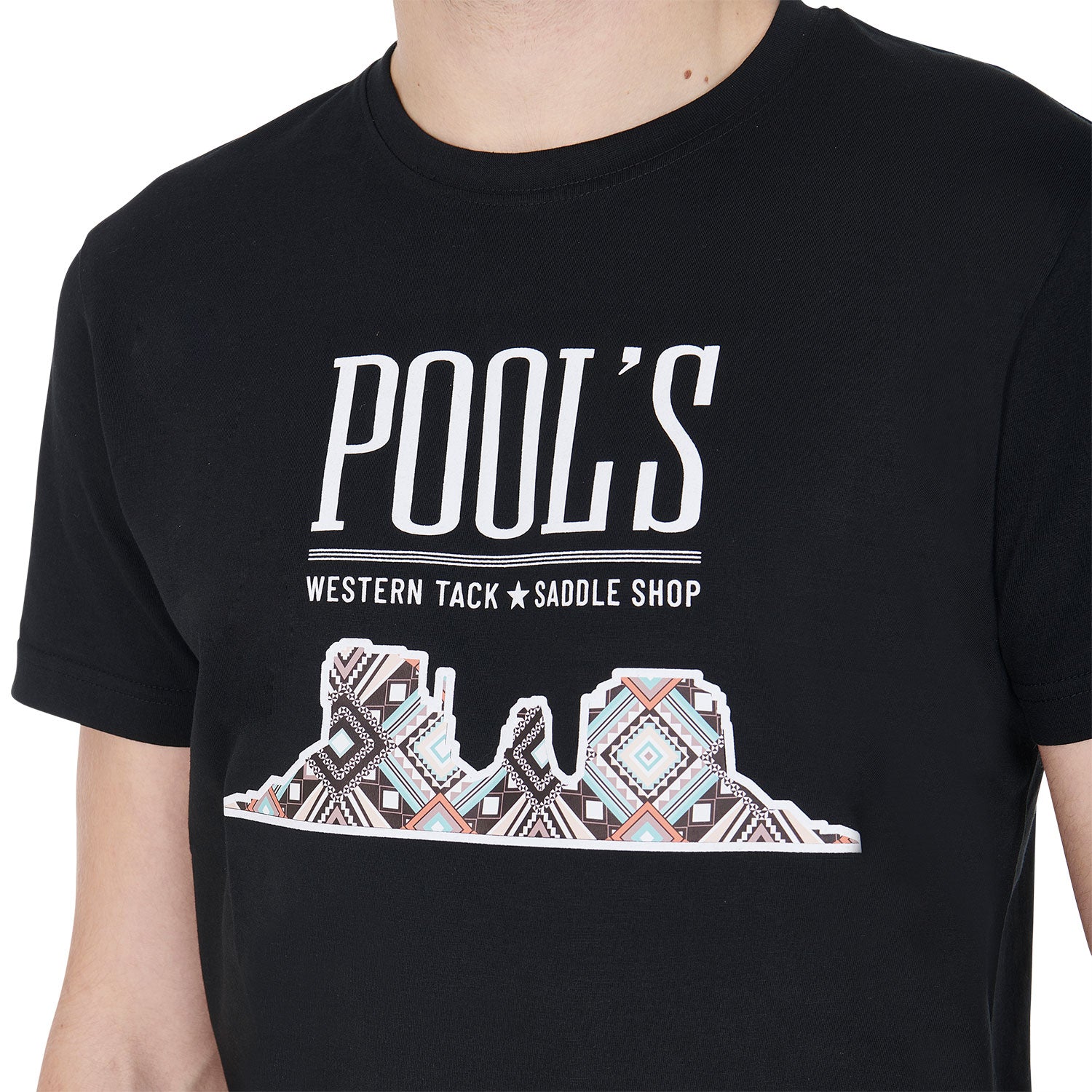 T-shirt uomo pool's con stampa Monument Valley