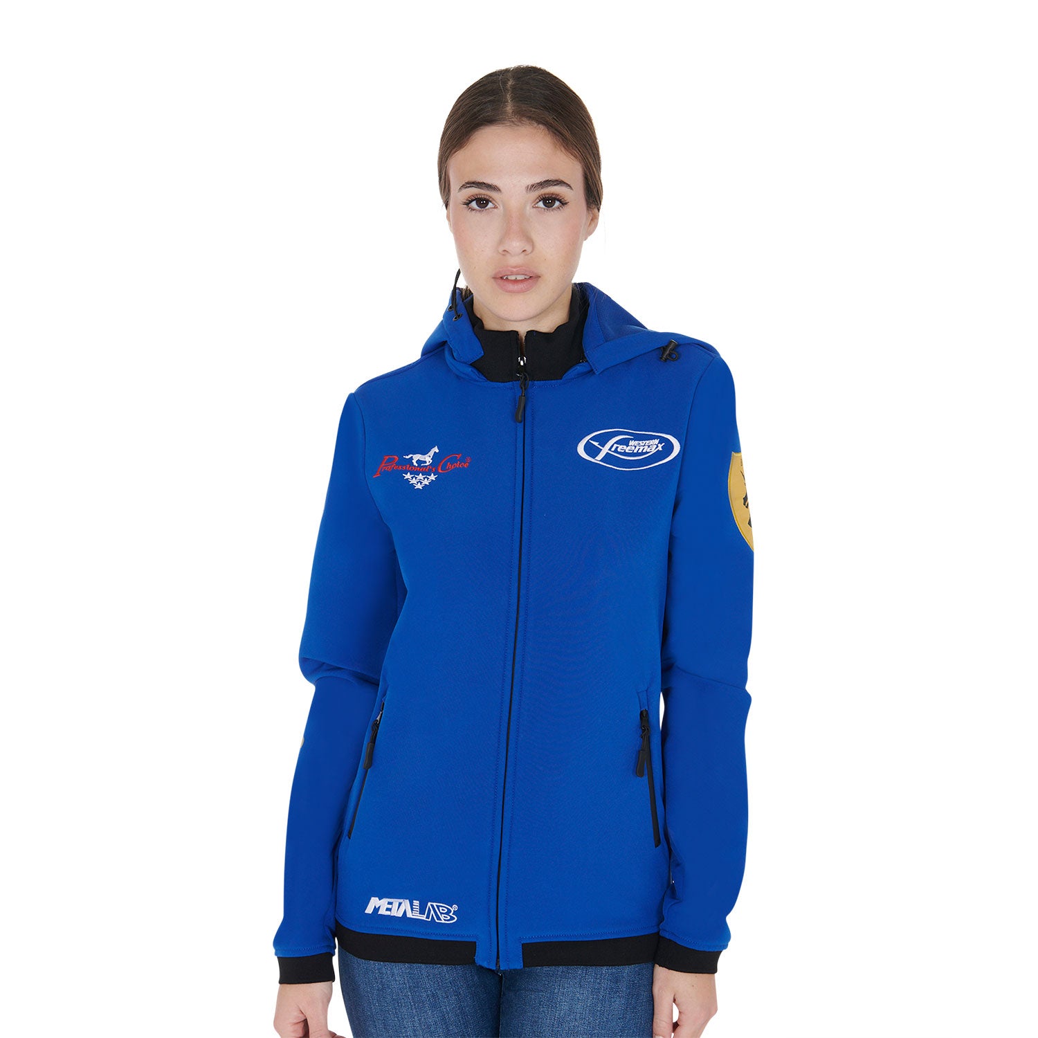 Giacca Softshell Unisex multilogo Pool's con interno felpato