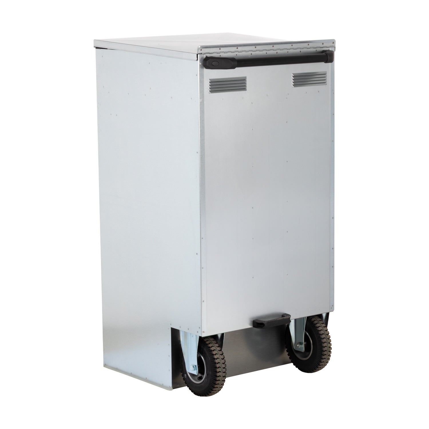 Baule cassone armadio Portasella da concorso in acciaio inox 116 x 60 x 60 cm