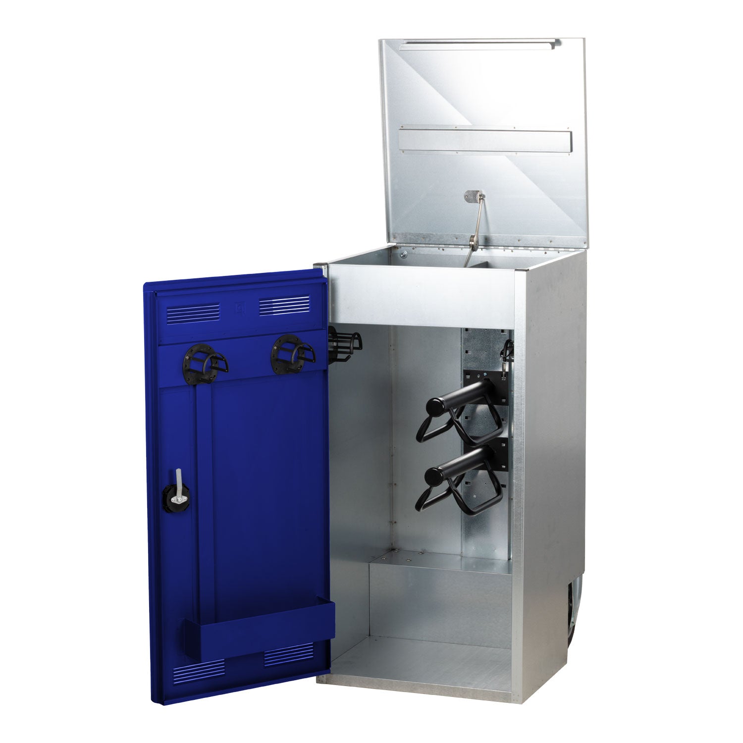 Baule cassone armadio Portasella da concorso in acciaio inox 116 x 60 x 60 cm