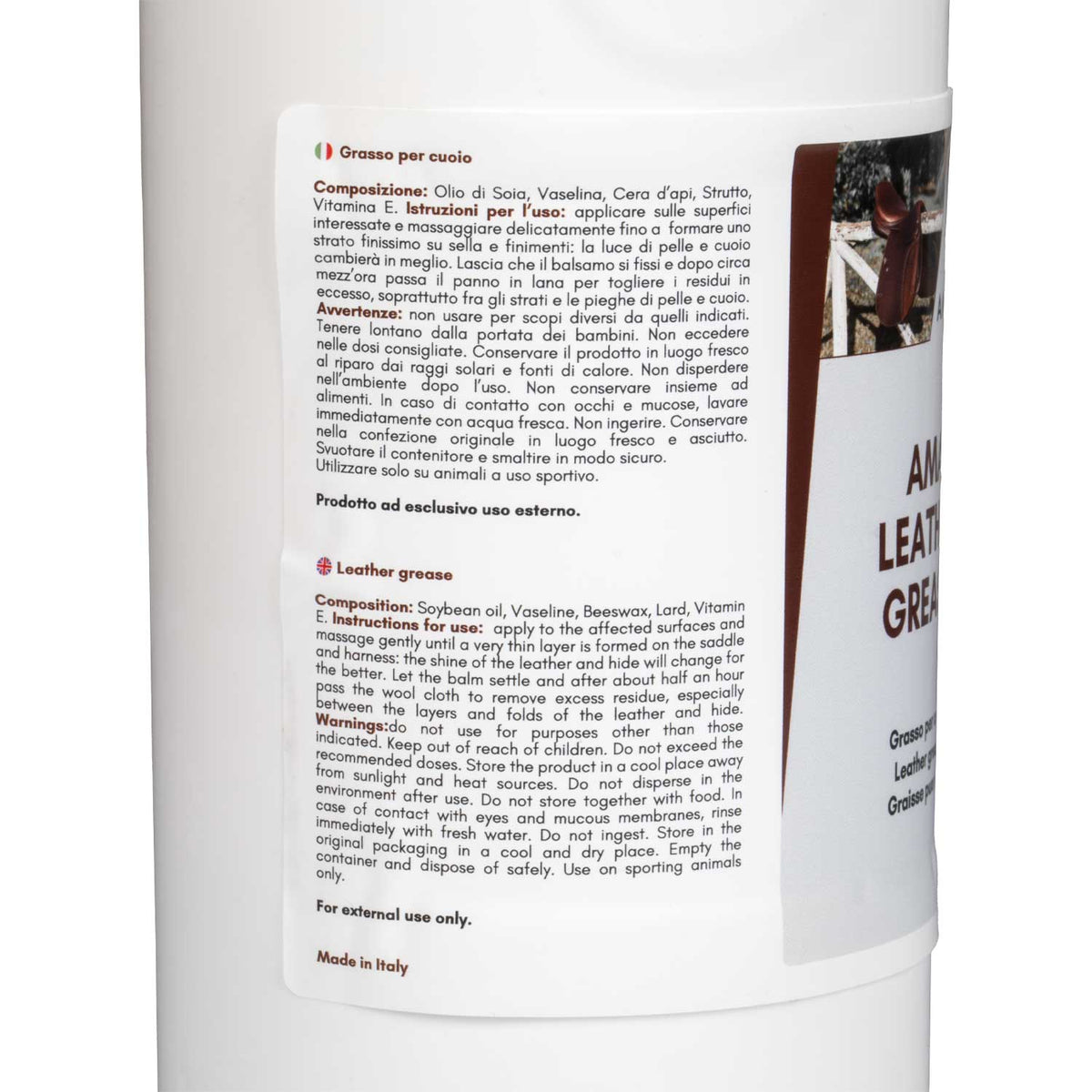 Amahorse Ama in Cuoio Grease Grasso per Kg
