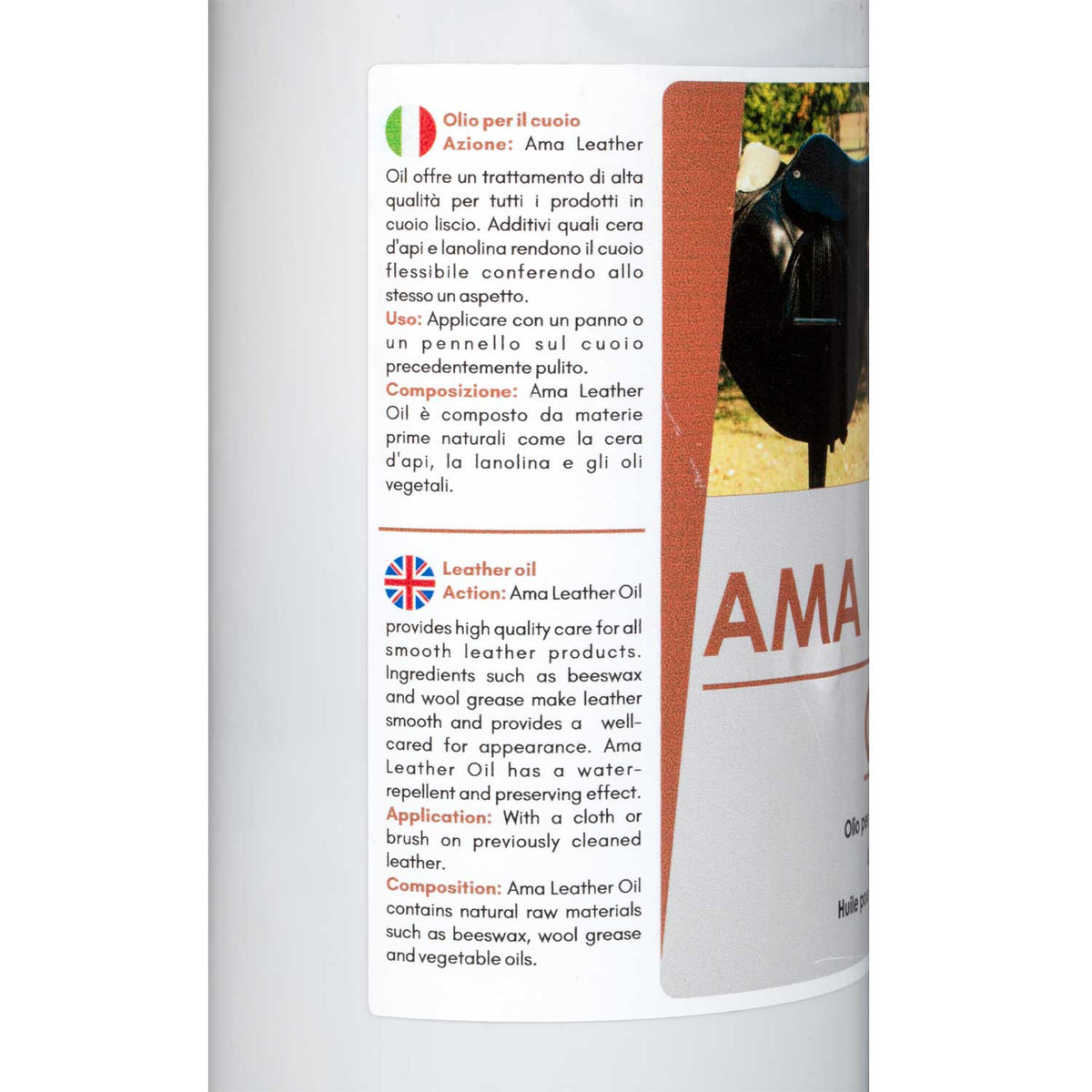 Amahorse Ama in Cuoio Oil Olio per Lt