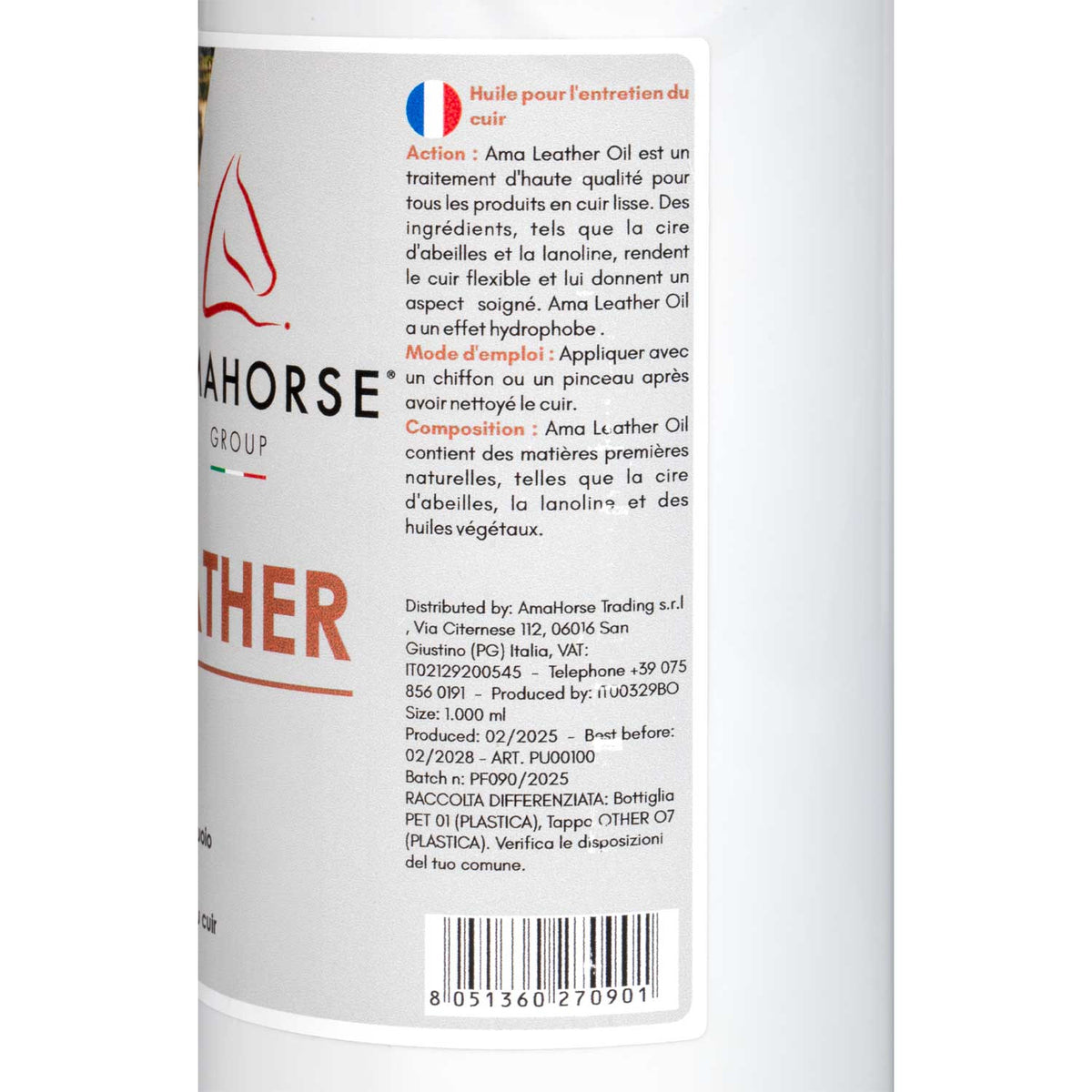 Amahorse Ama in Cuoio Oil Olio per Lt