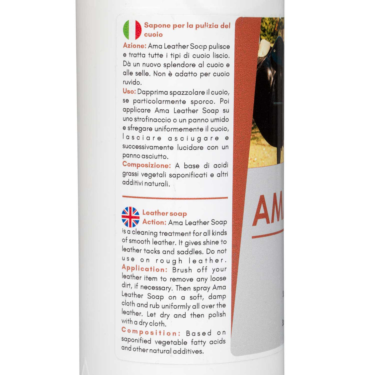 Amahorse Ama in Cuoio Soap Sapone per e Selle