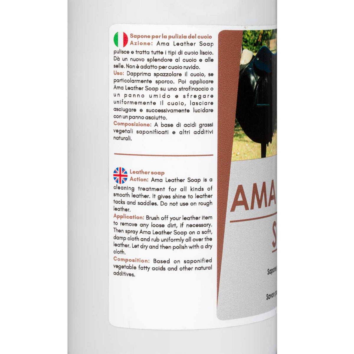 Amahorse Ama in Cuoio Soap Sapone per e Selle Lt