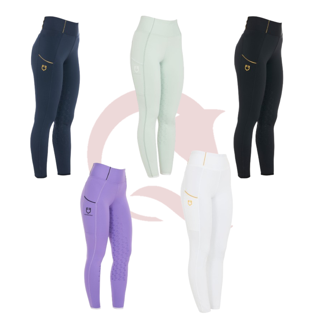 Leggings donna Full Grip Equestro Slim Fit Vari Colori