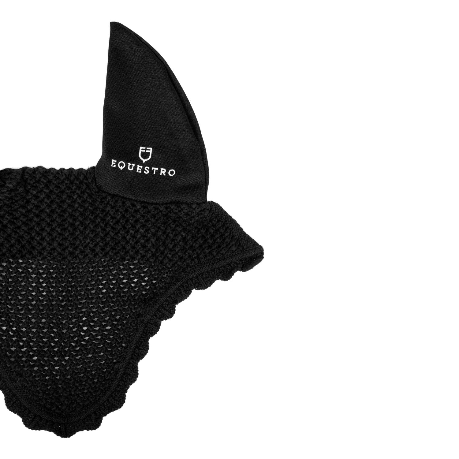 Equestro Cuffietta in Maglia con Orecchie Elasticizzate