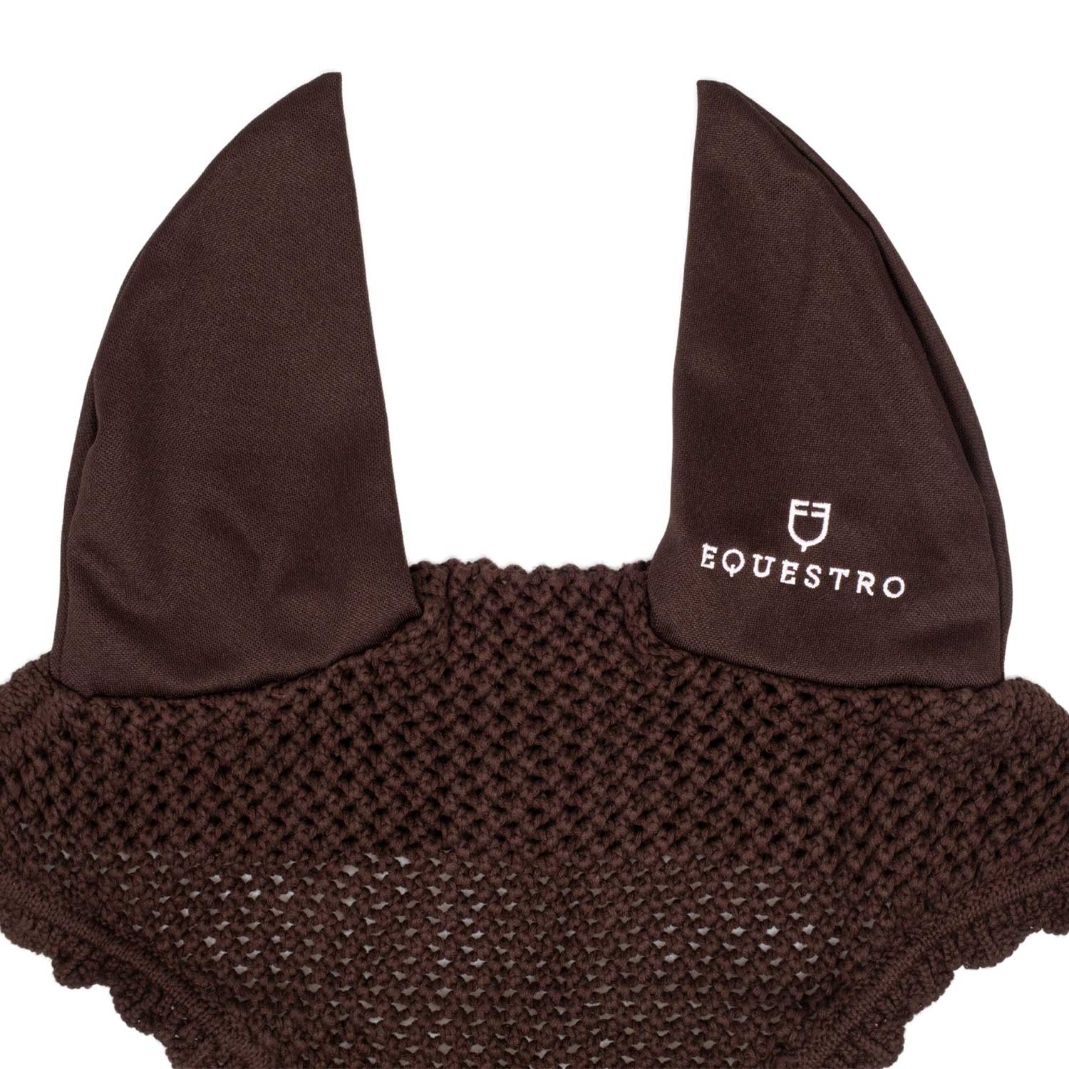 Equestro Cuffietta in Maglia con Orecchie Elasticizzate