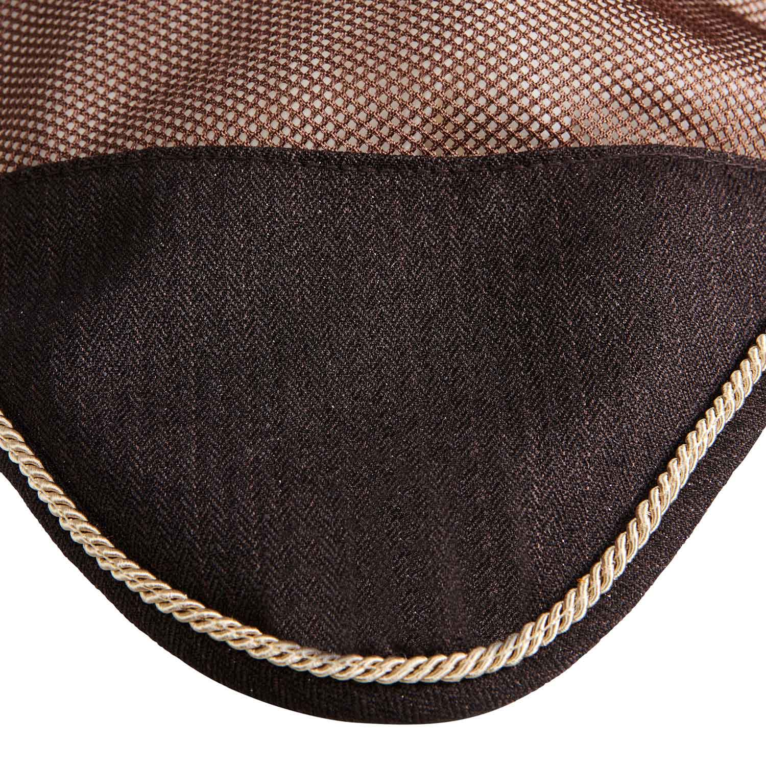 Equestro Cuffietta in Cotone e Tessuto Mesh Traforato per Cavallo