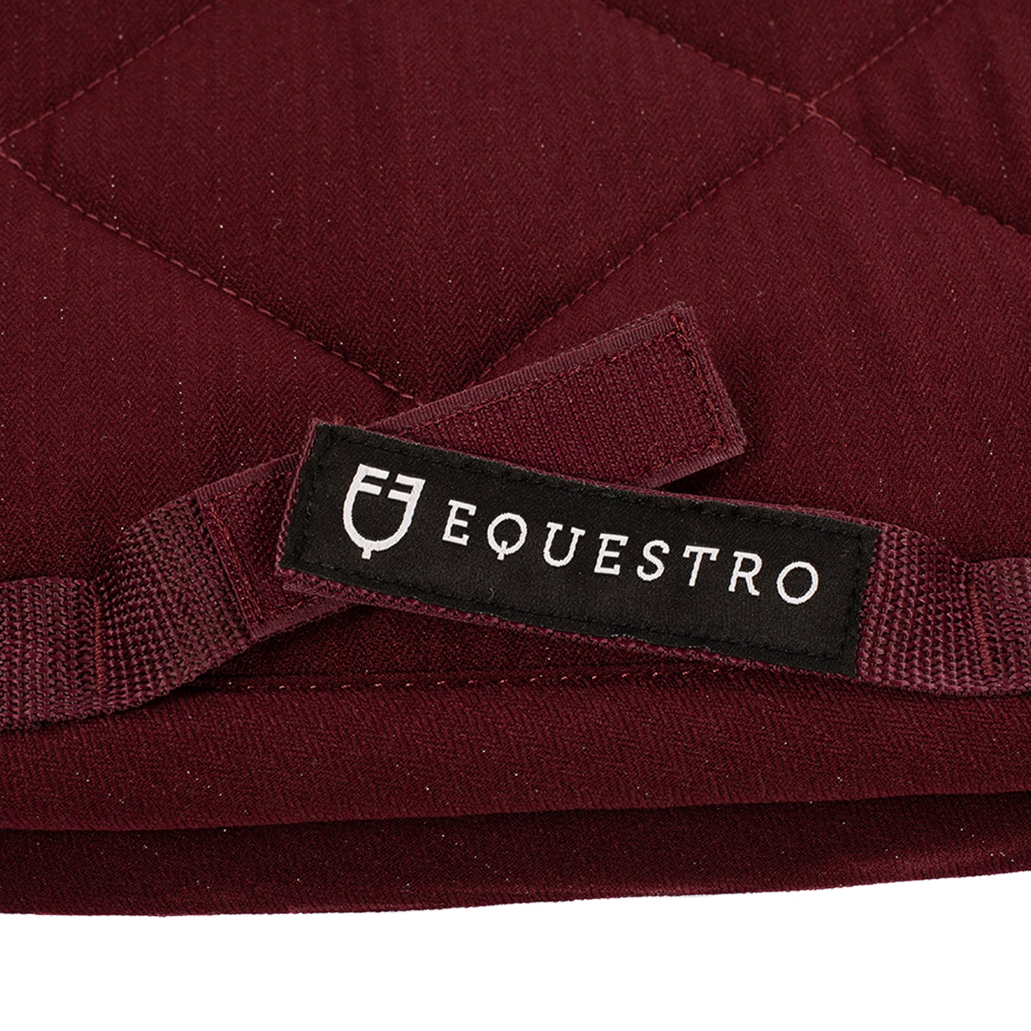 Equestro Sottosella da Salto in Cotone con Passamaneria e Logo