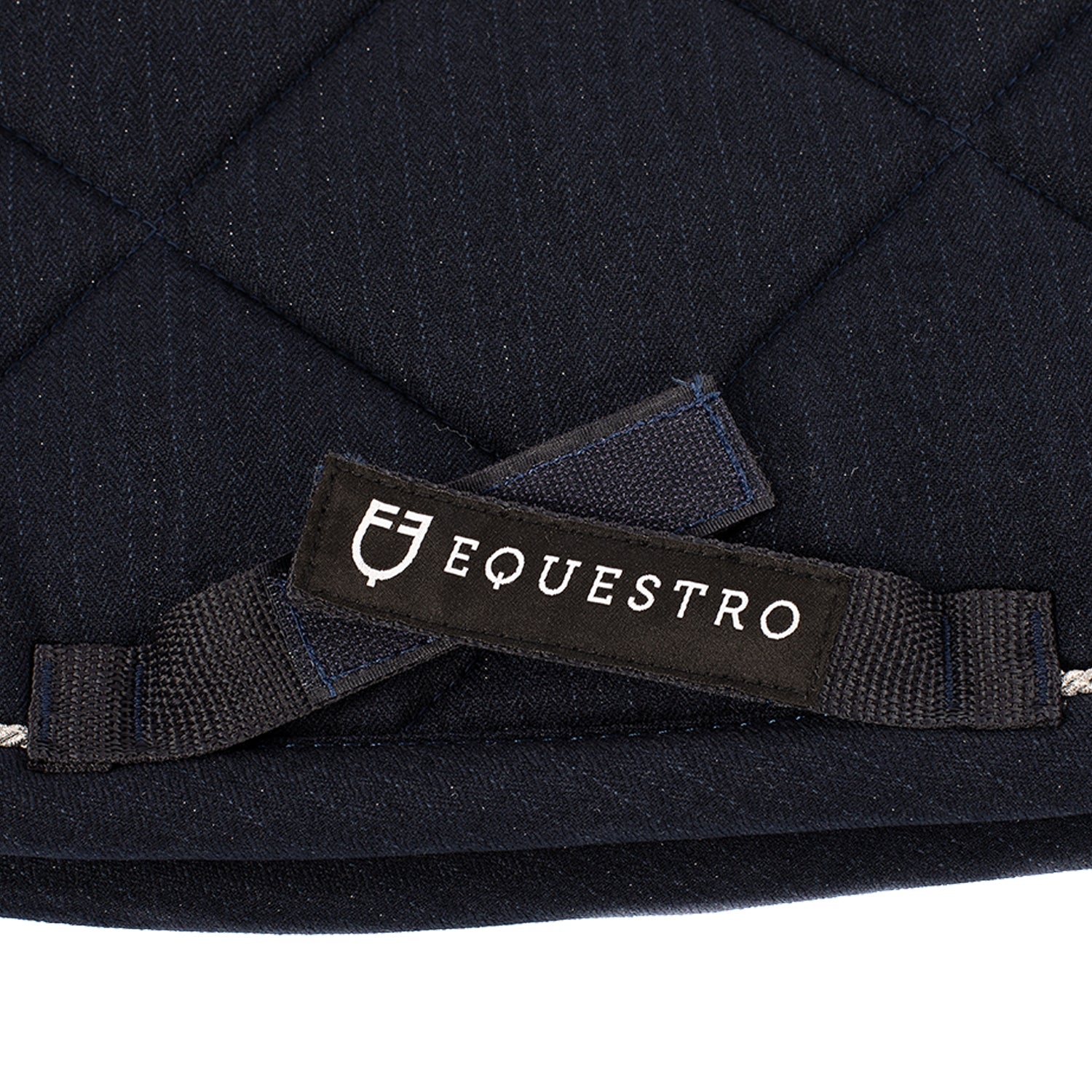 Equestro Sottosella da Salto in Cotone con Passamaneria e Logo