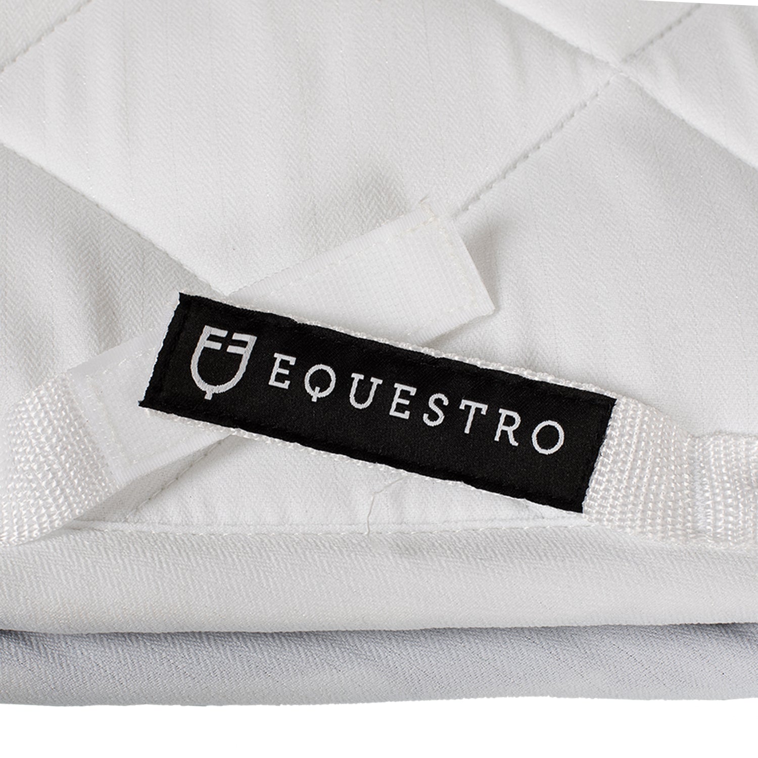 Equestro Sottosella da Salto in Cotone con Passamaneria e Logo