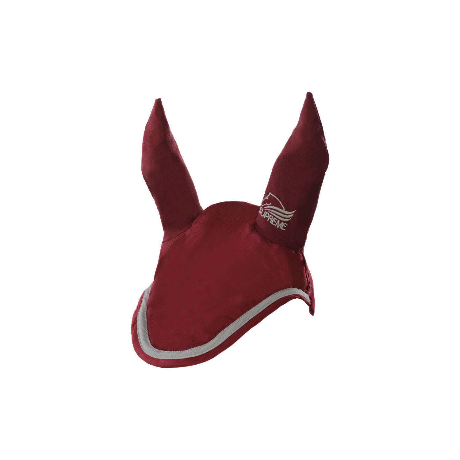 Supreme Cuffietta in Cotone con Bordatura a Contrasto per Pony