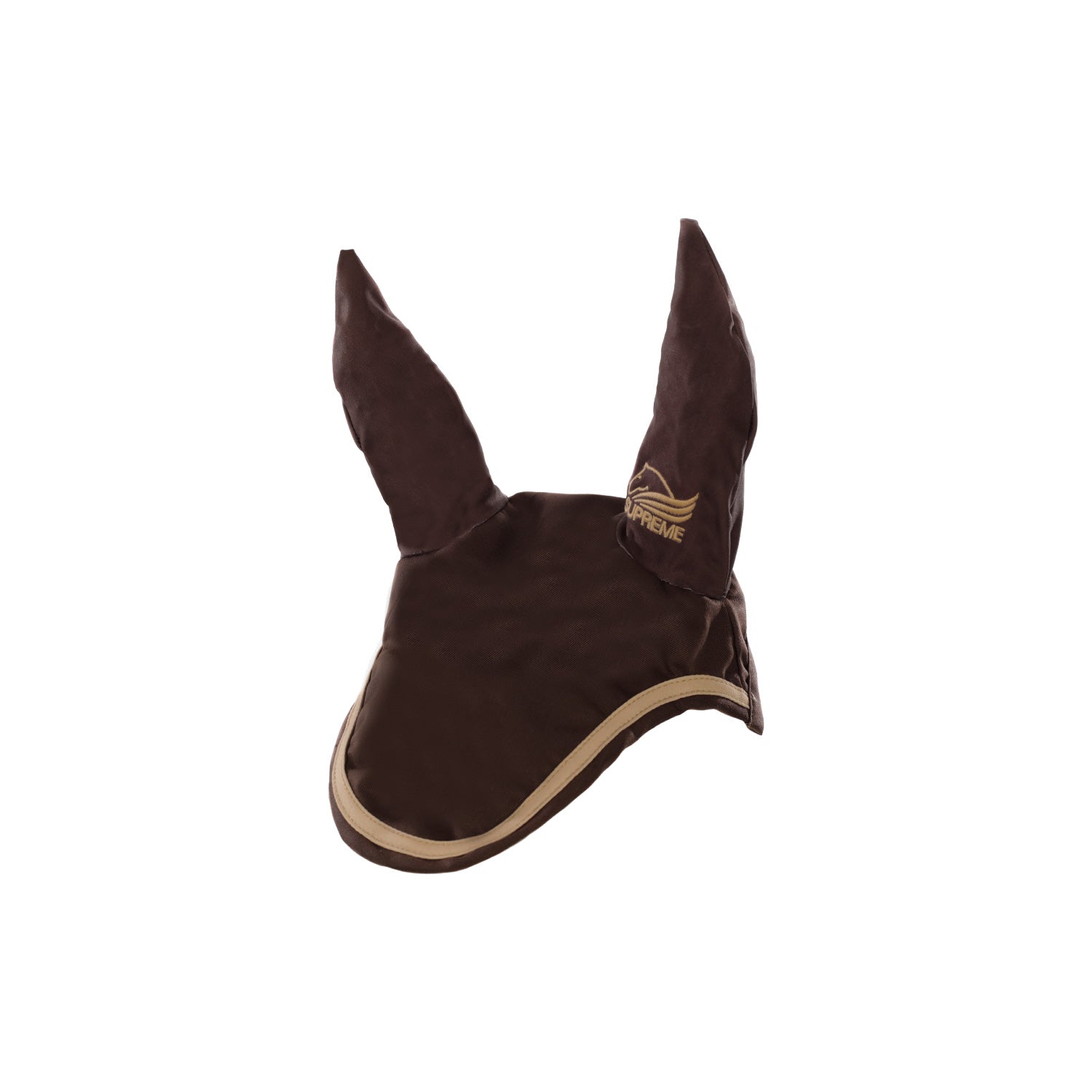 Supreme Cuffietta in Cotone con Bordatura a Contrasto per Pony