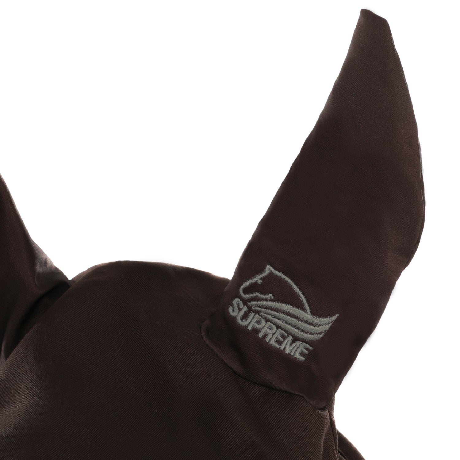 Supreme Cuffietta in Cotone con Bordatura a Contrasto per Pony
