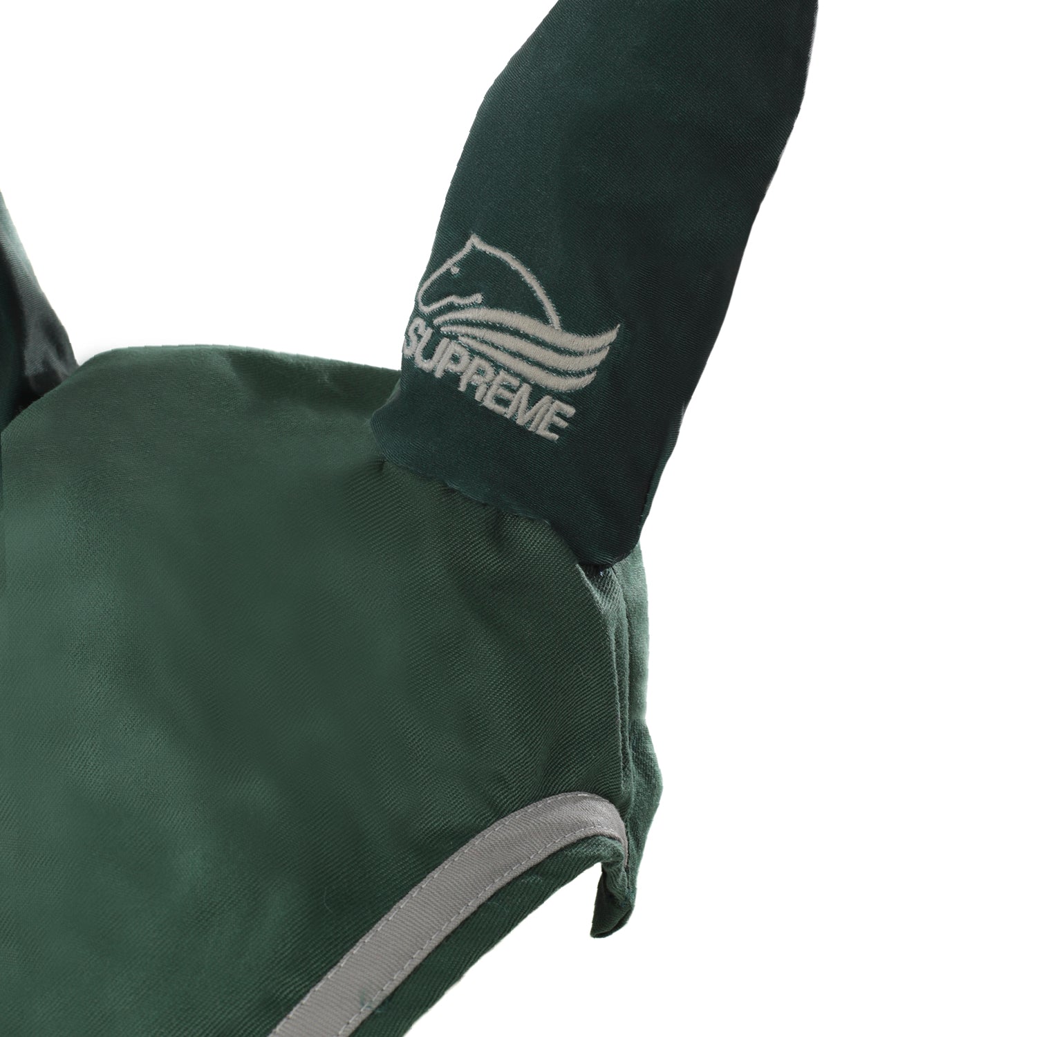 Supreme Cuffietta in Cotone con Bordatura a Contrasto per Pony