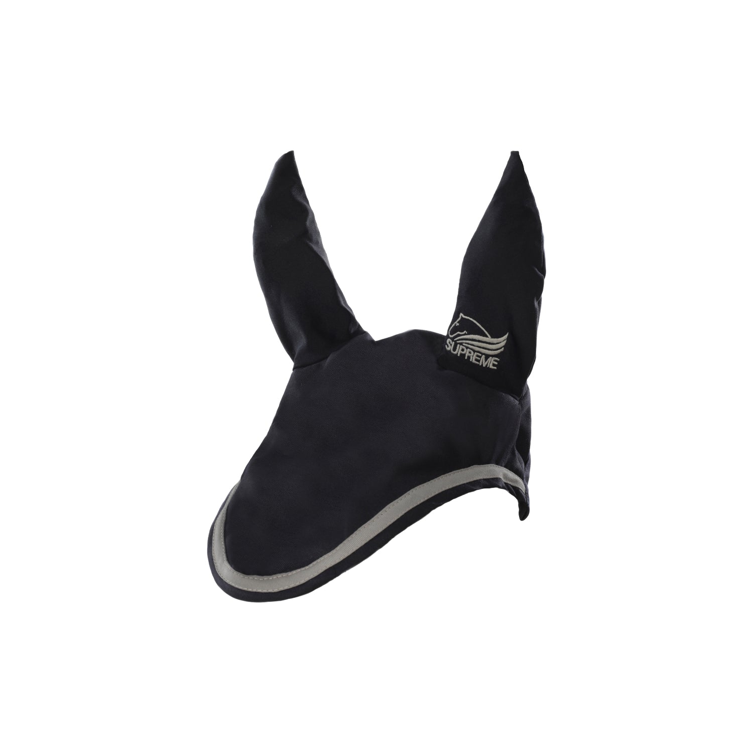 Supreme Cuffietta in Cotone con Bordatura a Contrasto per Pony