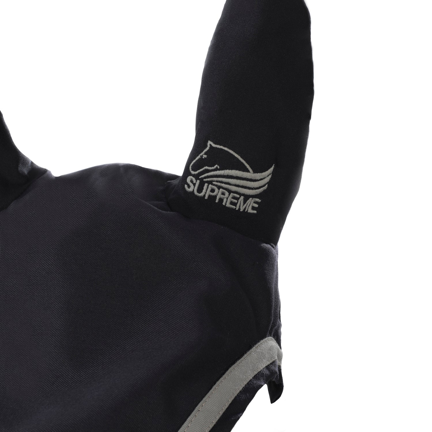 Supreme Cuffietta in Cotone con Bordatura a Contrasto per Pony