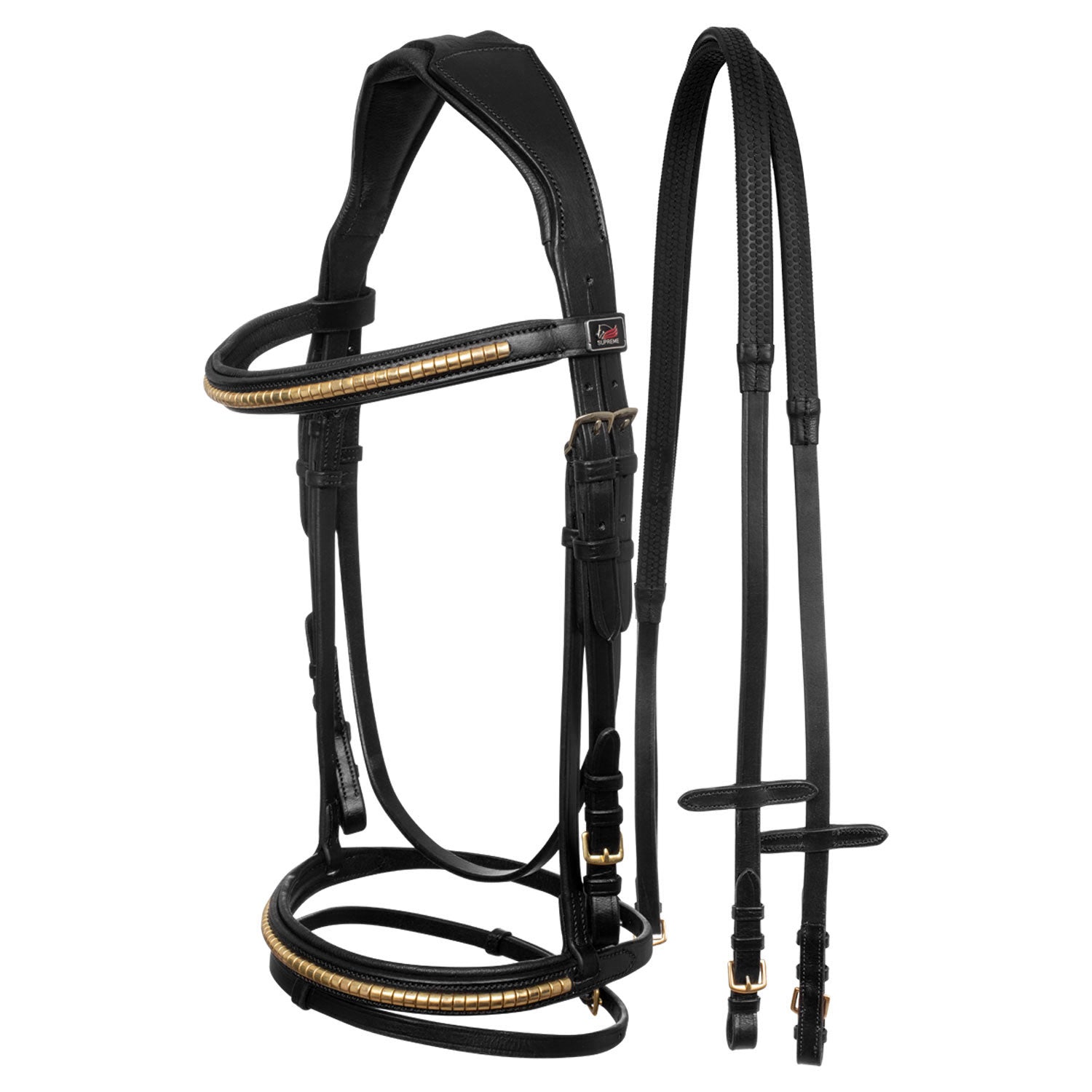 Supreme Testiera Inglese con Clincher e Redini in Gomma