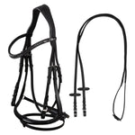 Supreme Testiera Dressage Modello Hemelite con Redini in Gomma