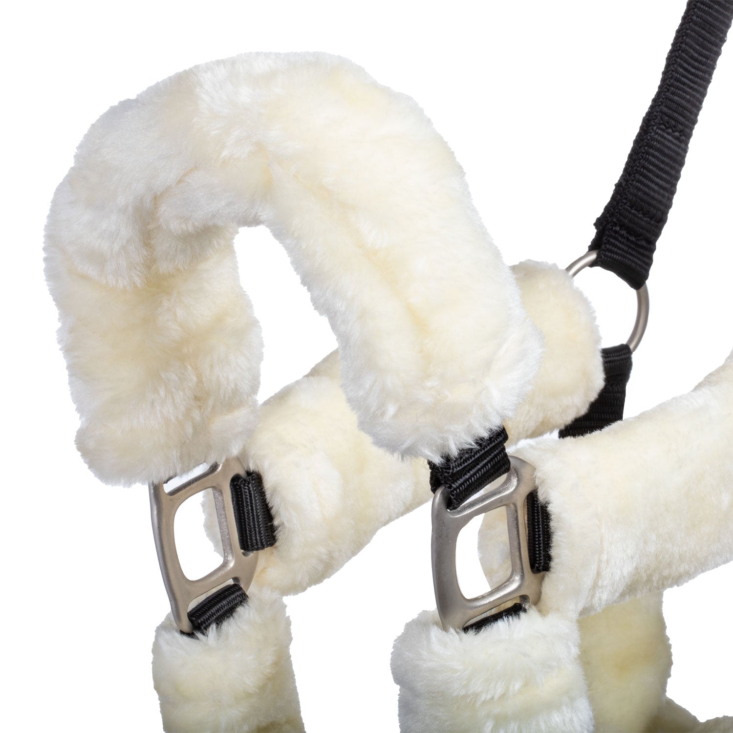 Supreme Cavezza in Nylon con Inserti Lana Sintetica