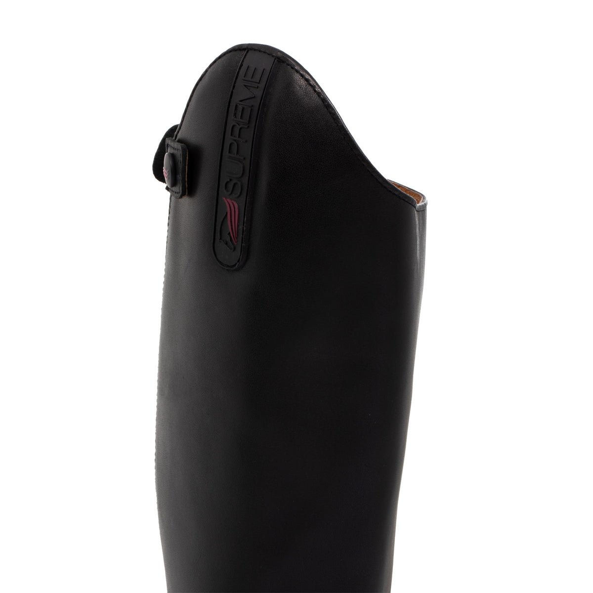 Supreme Stivali Unisex Calf Regular in Morbida Pelle con Zip Posteriore