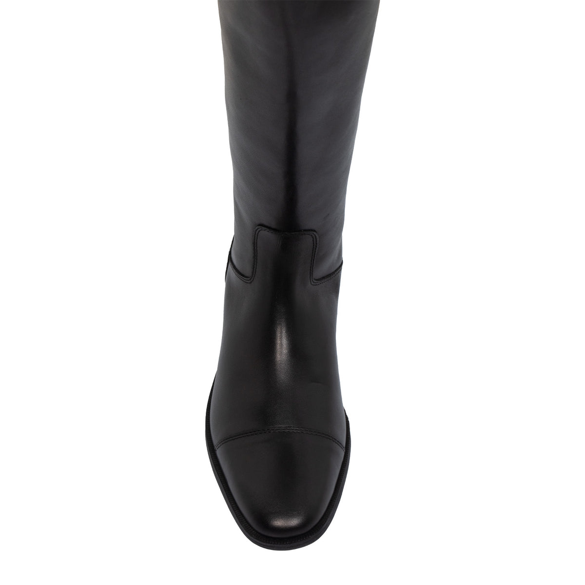 Supreme Stivali Unisex Calf Small in Morbida Pelle con Zip Posteriore