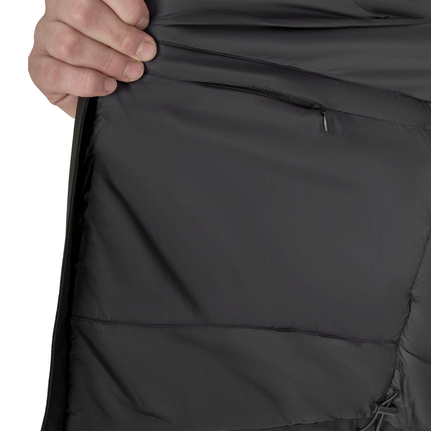Equestro men's basic puffer jacket - Colore BLACK