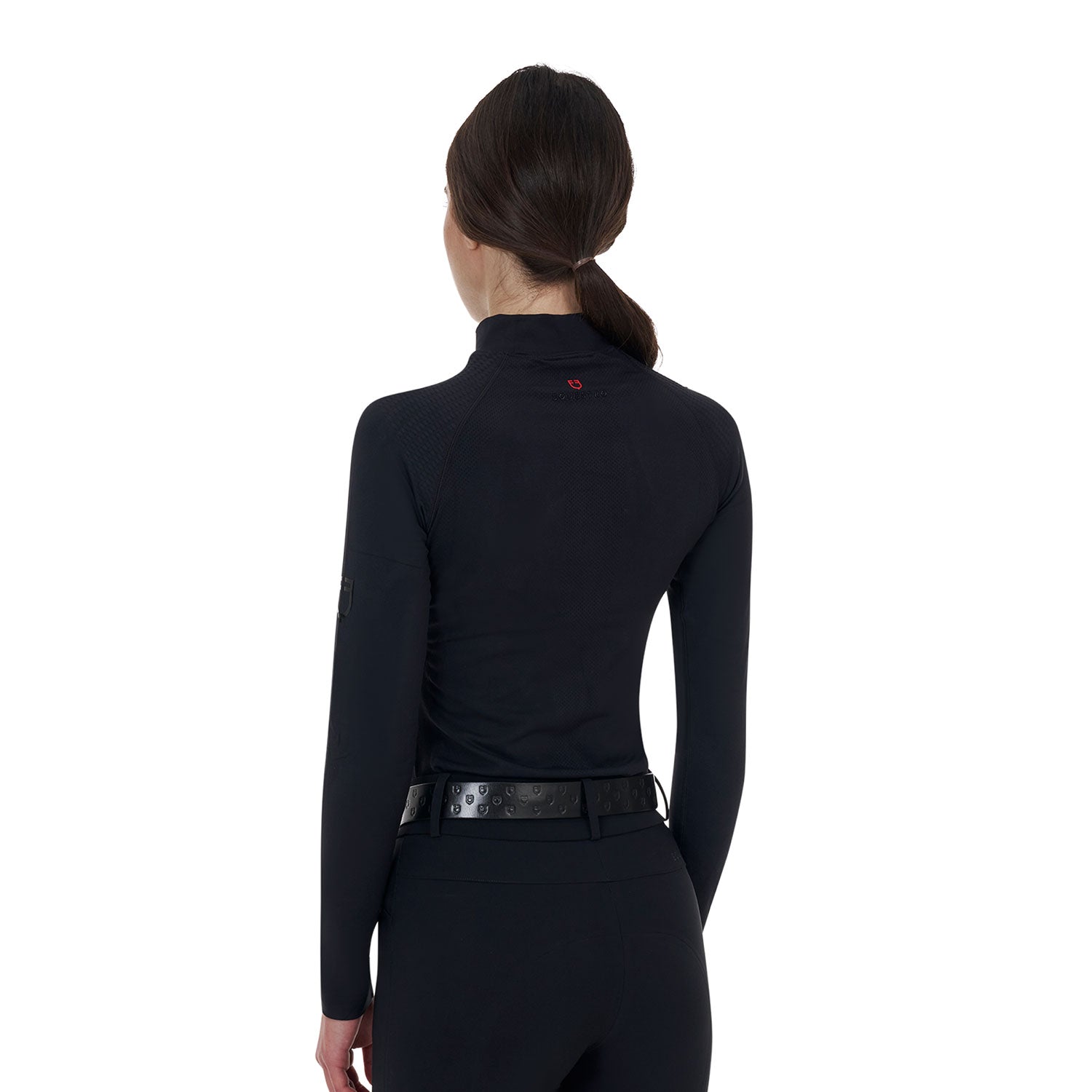 Equestro women's ridertechnology baselayer ls - Colore BLACK