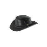 Lakota "cappello in pelle modello ""braid""" - Colore BLACK