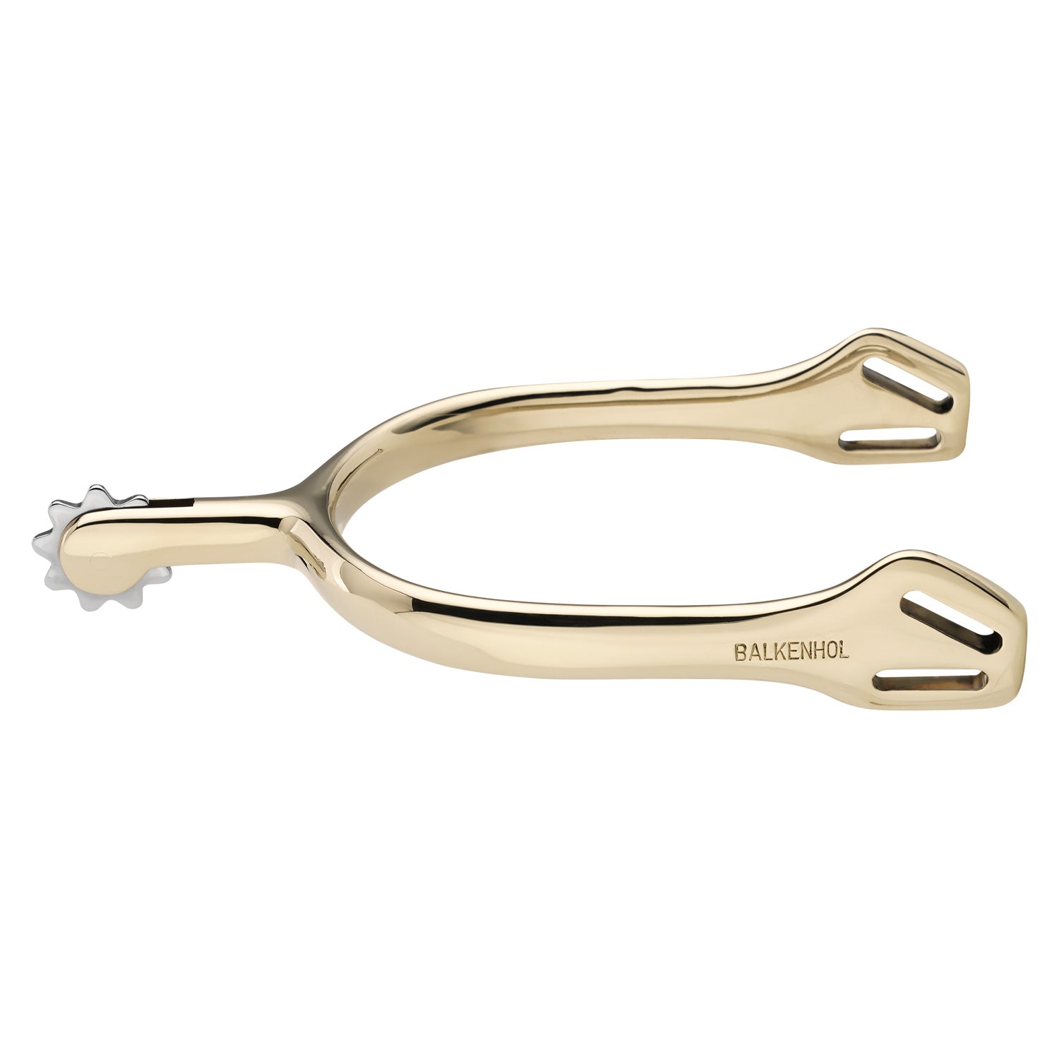 Sprenger men's balkenhol spurs,germ.silv.  40mm with rowel #4 - neutra