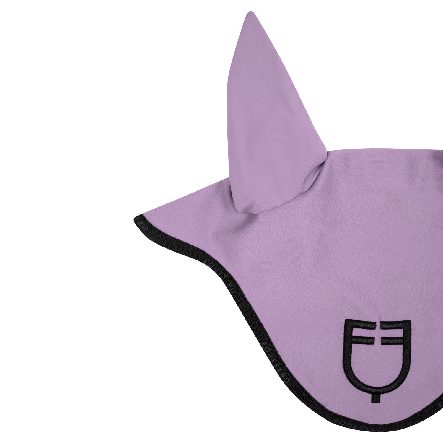 Equestro cuffietta modello gp con logo - Colore LILLA/BLACK