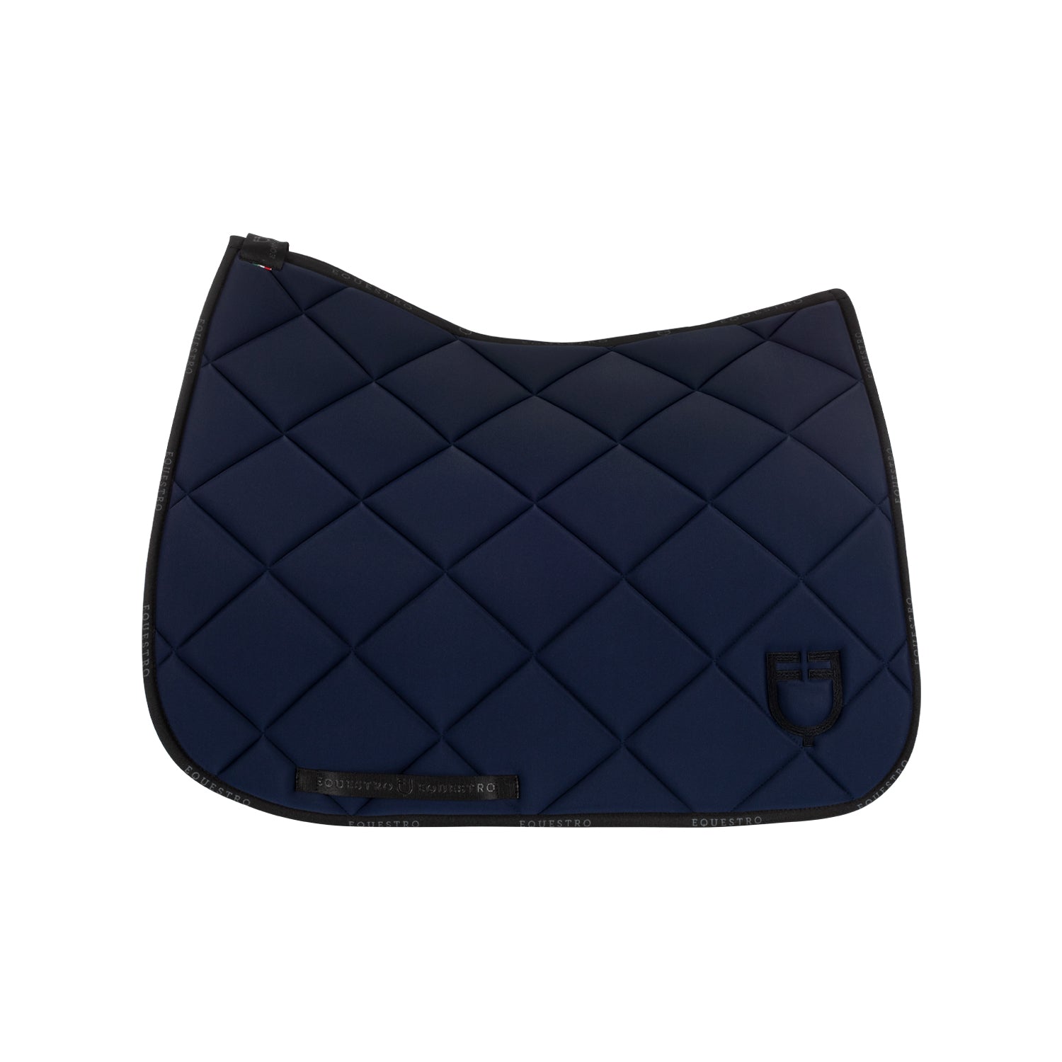 Equestro sottosella da dressage modello gp con logo - Colore NAVY/BLACK