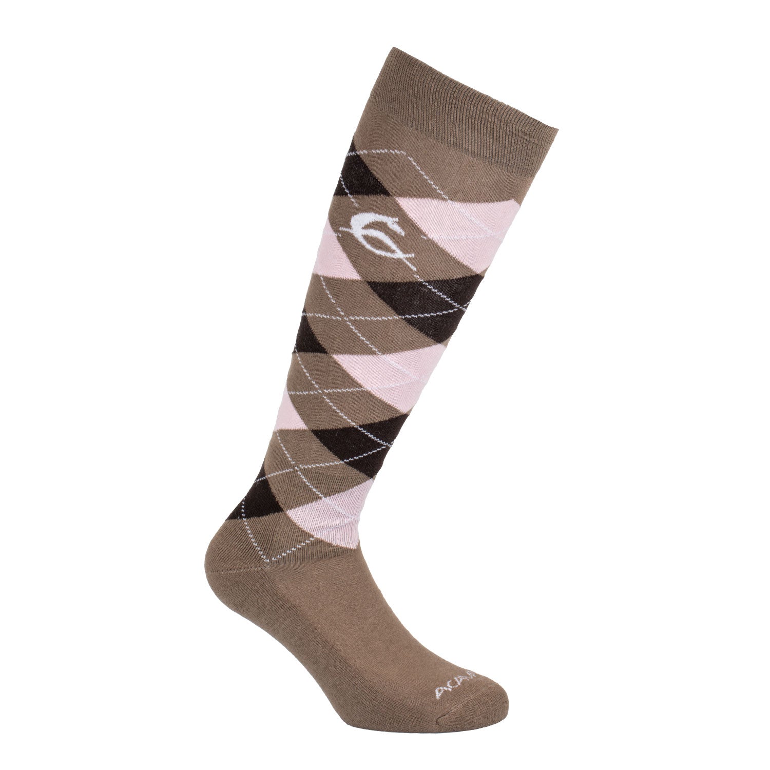 Acavallo acavallo cotton socks w/diamond - neutra