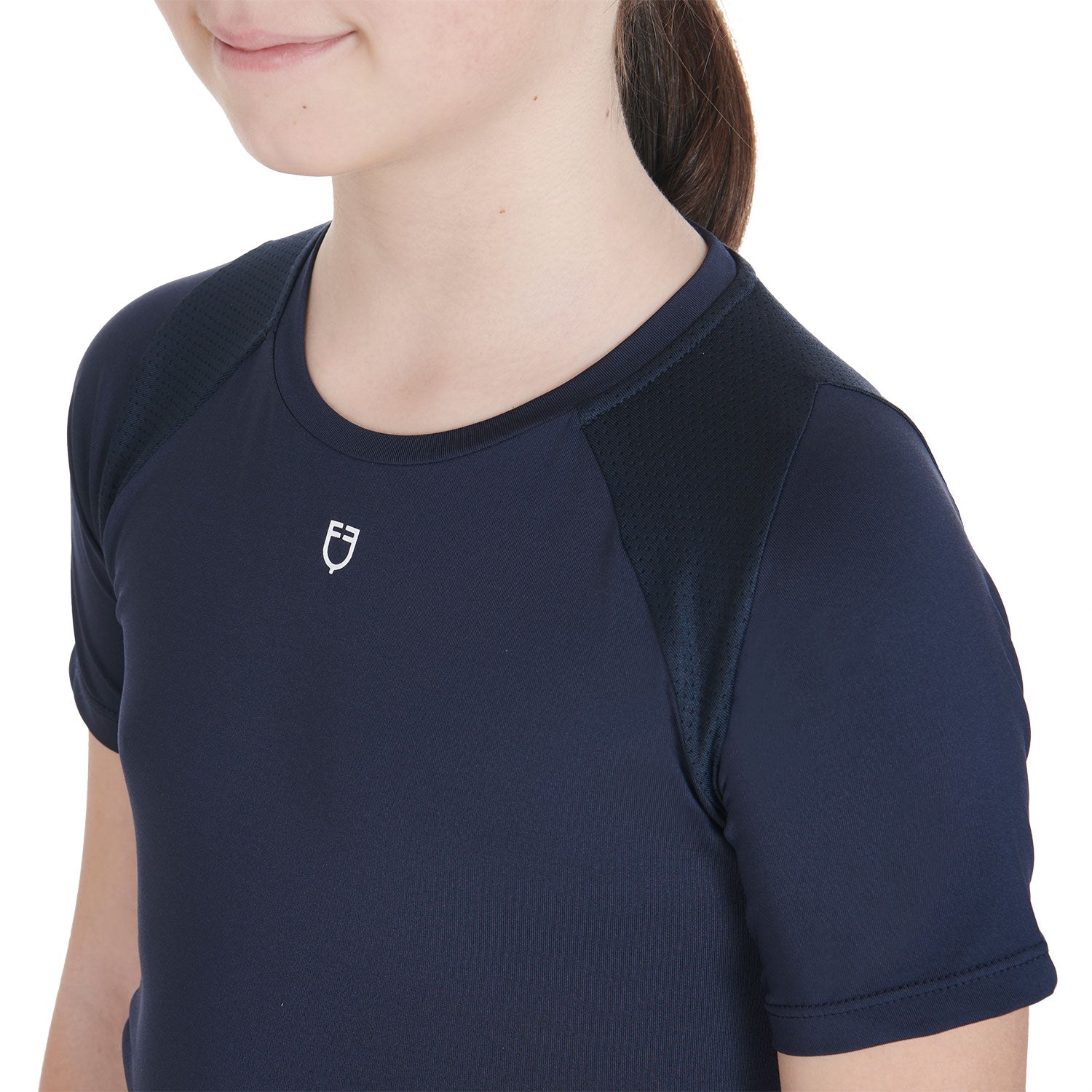 Equestro technical junior training t-shirt - Colore NAVY