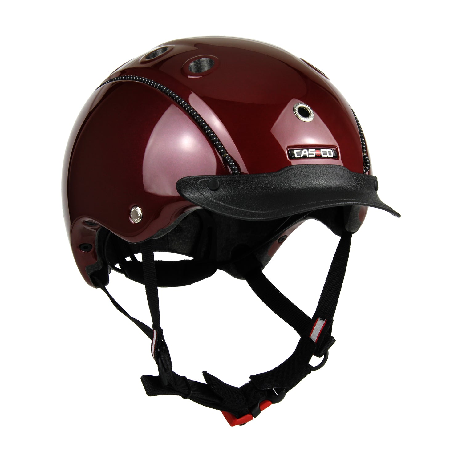 Casco cap casco bambino modello choice turnier - Colore DARK RED SHINY