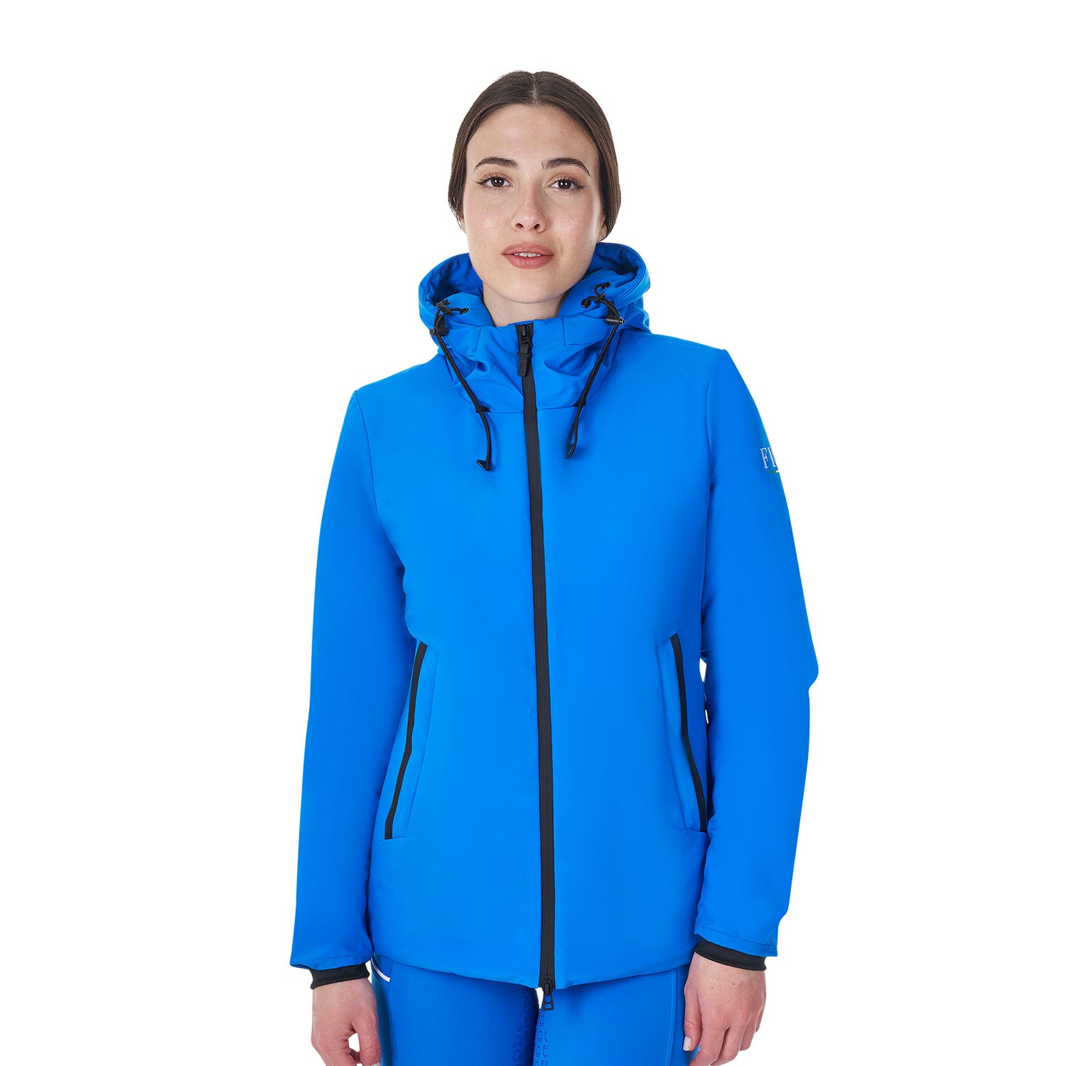 Equestro women's basic puffer jacket equestroxfise - neutra
