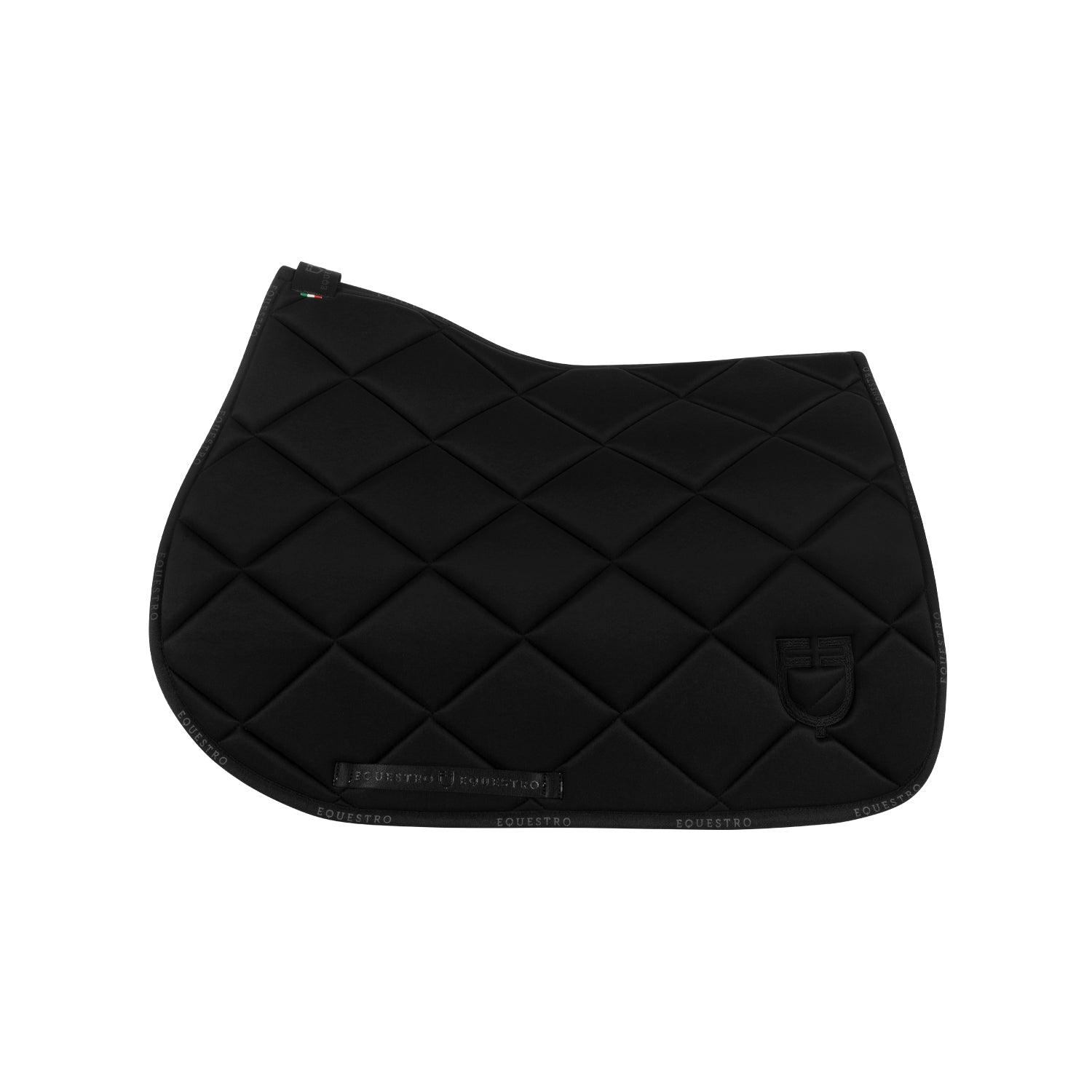 Equestro sottosella modello gp con logo - Colore BLACK/BLACK