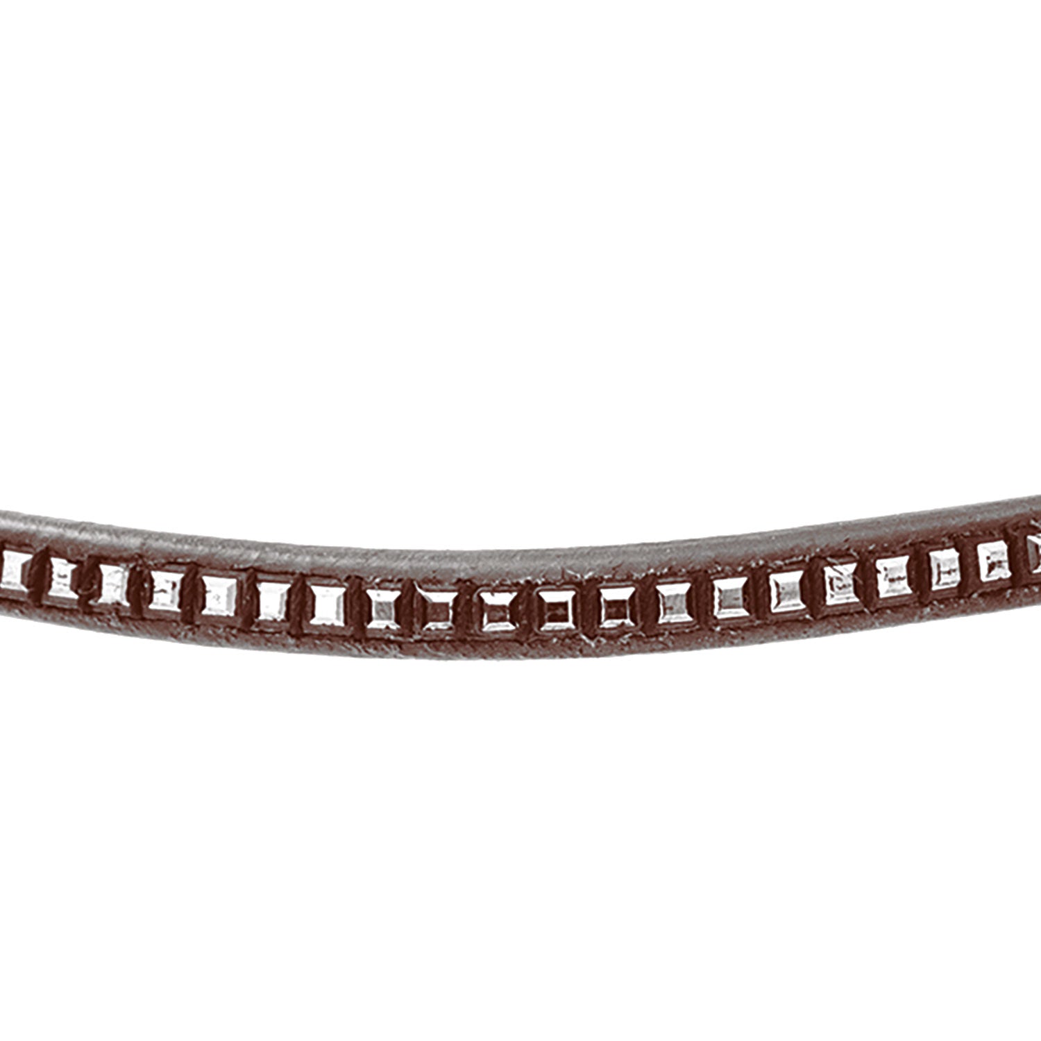 Equestro frontalino decroix modello "margot" - Colore DARK BROWN