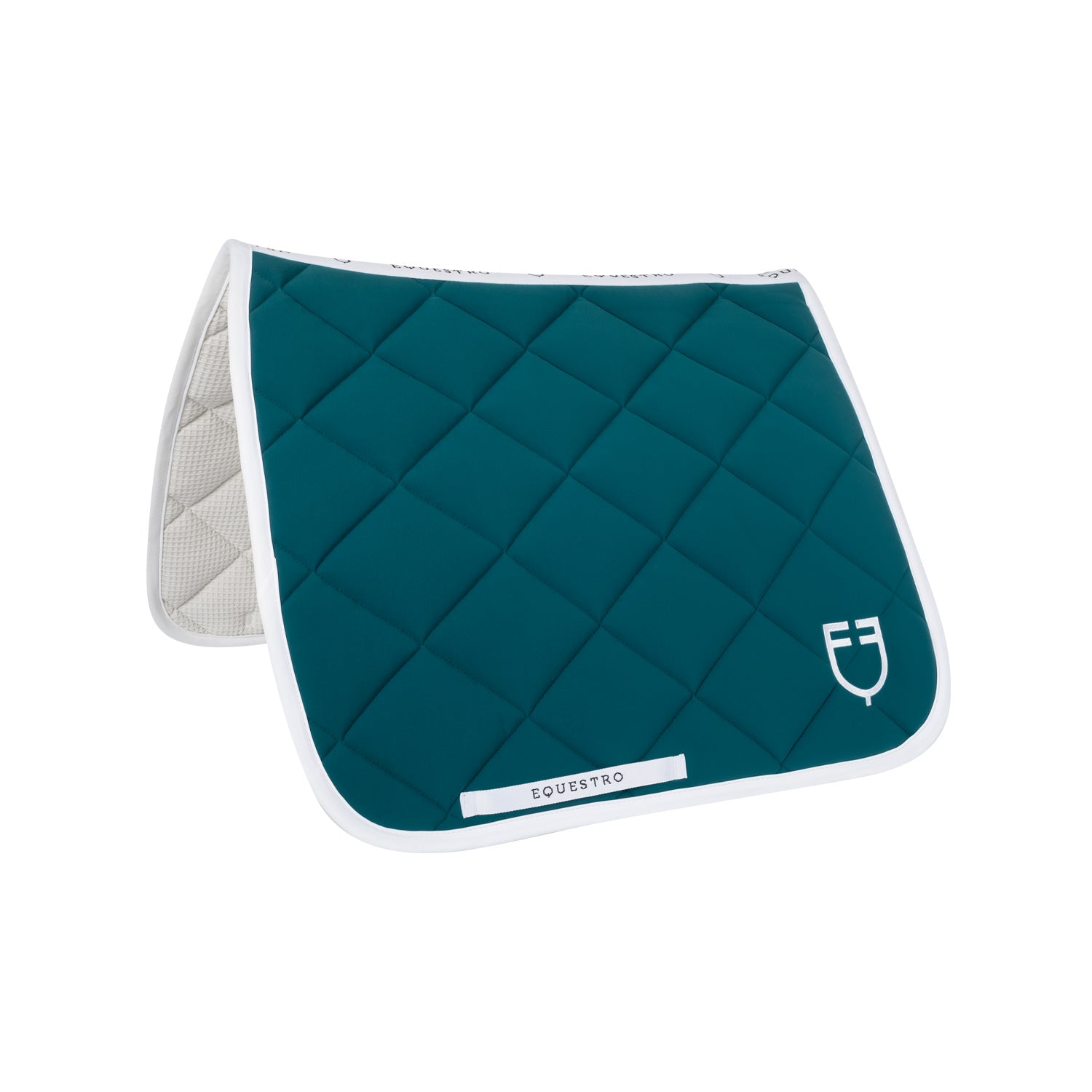 Equestro sottosella dressage equestro in tessuto tecnico white line edition - neutra