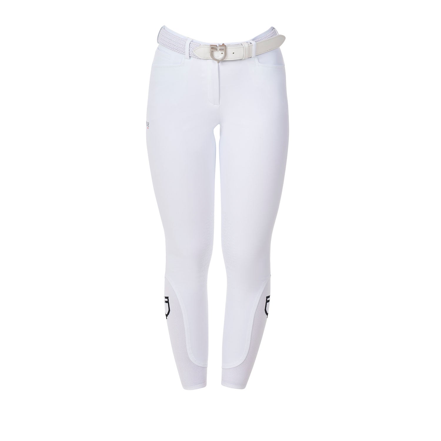 Equestro women's jumping riding breeches equestroxfise - neutra