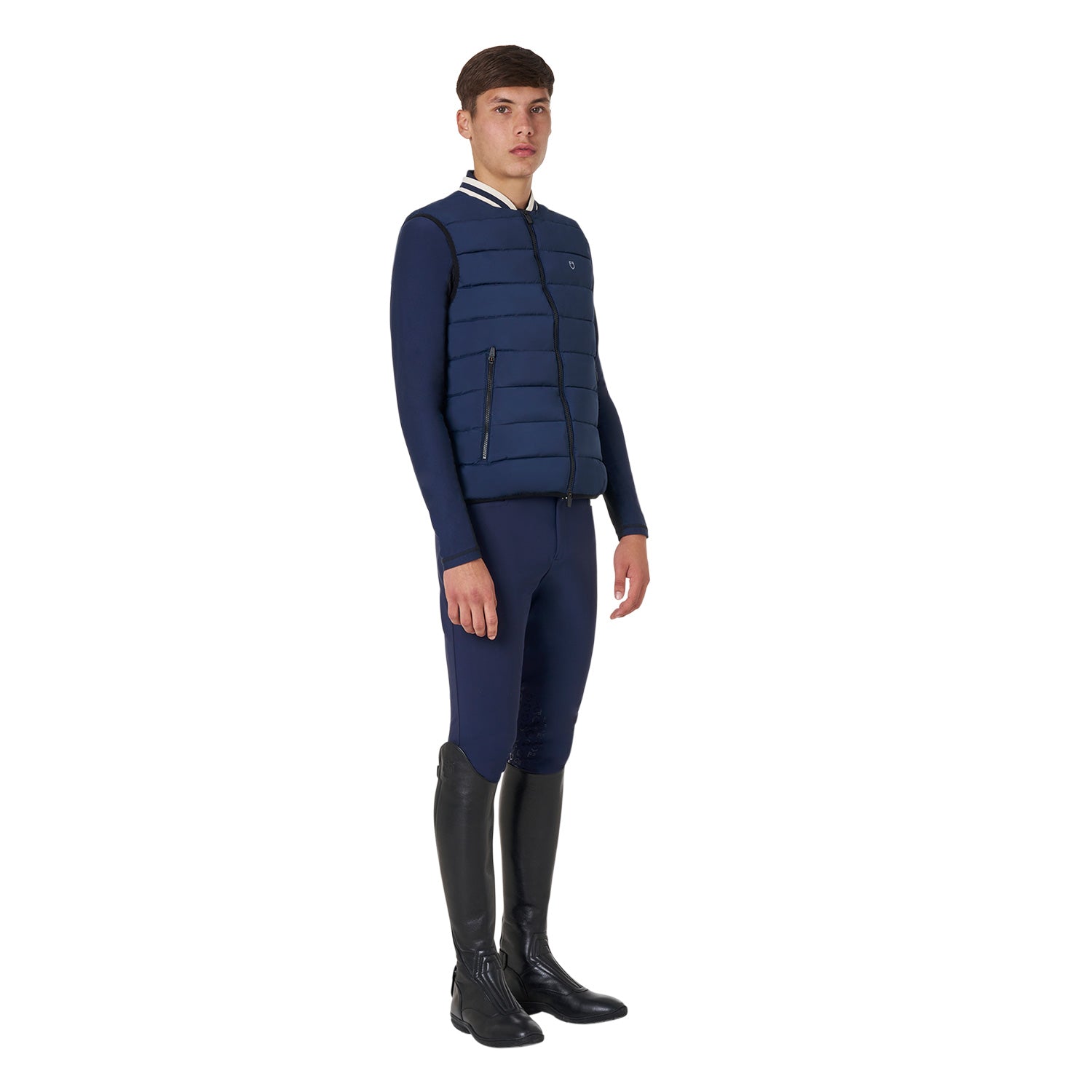 Equestro men's nylon vest - Colore NAVY BLAZER (19-3923)