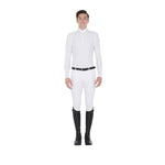 Equestro polo uomo equestro manica lunga modello warm+ - Colore WHITE