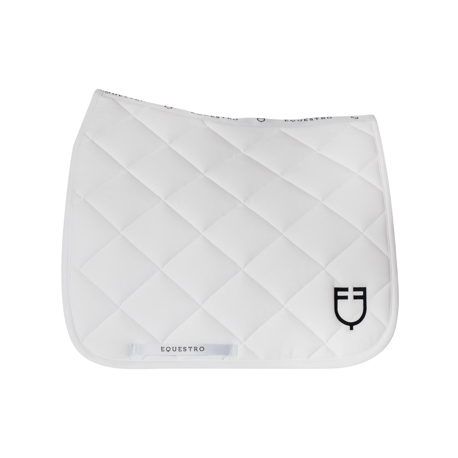 Equestro sottosella dressage equestro in tessuto tecnico white line edition - Colore WHITE