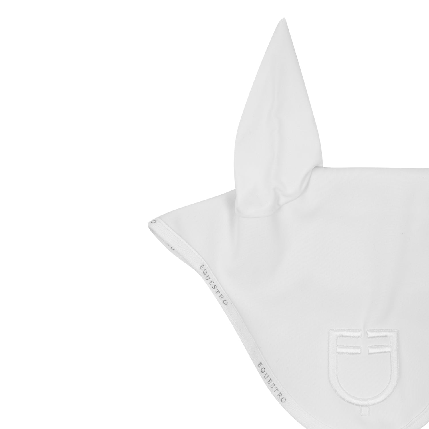 Equestro cuffietta modello gp con logo - Colore WHITE/WHITE