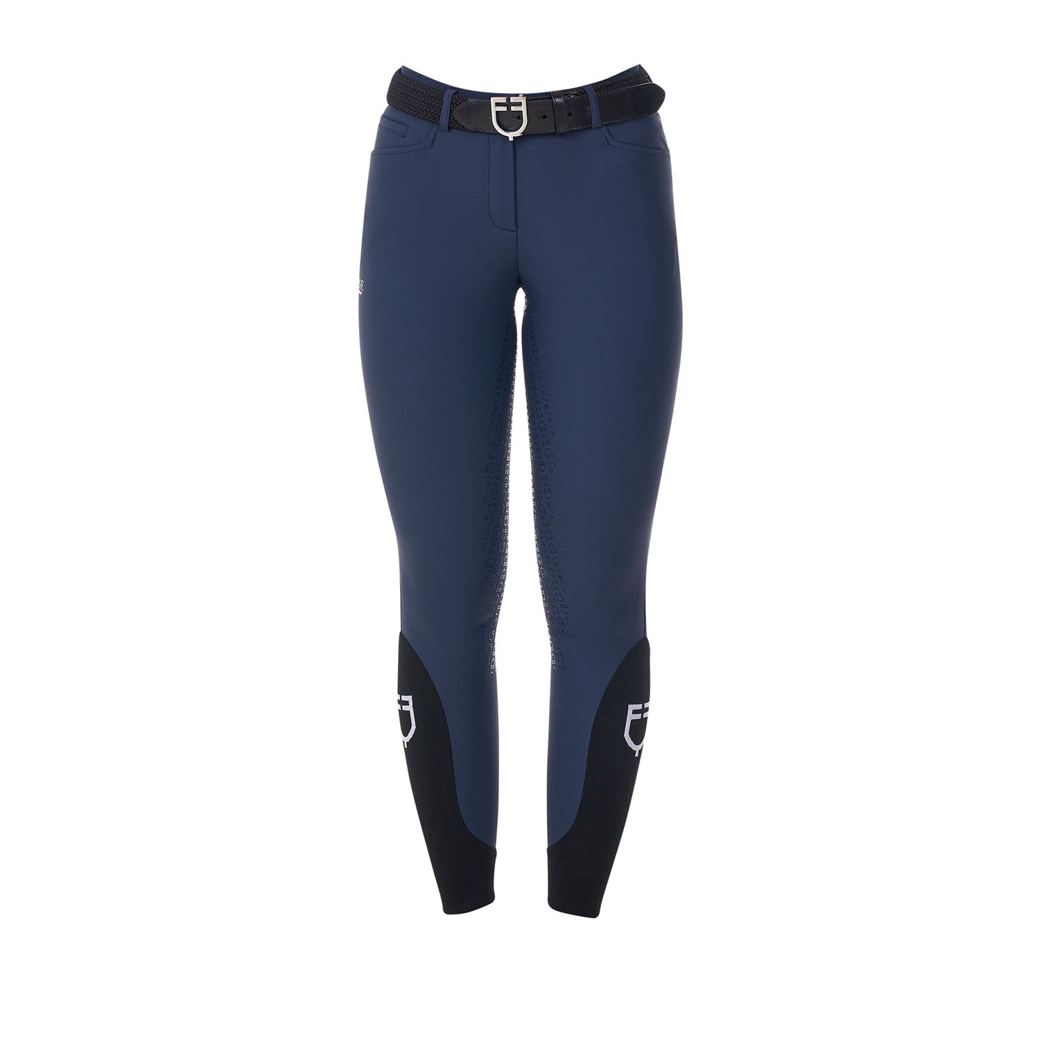 Equestro women's full grip riding breeches equestroxfise - neutra
