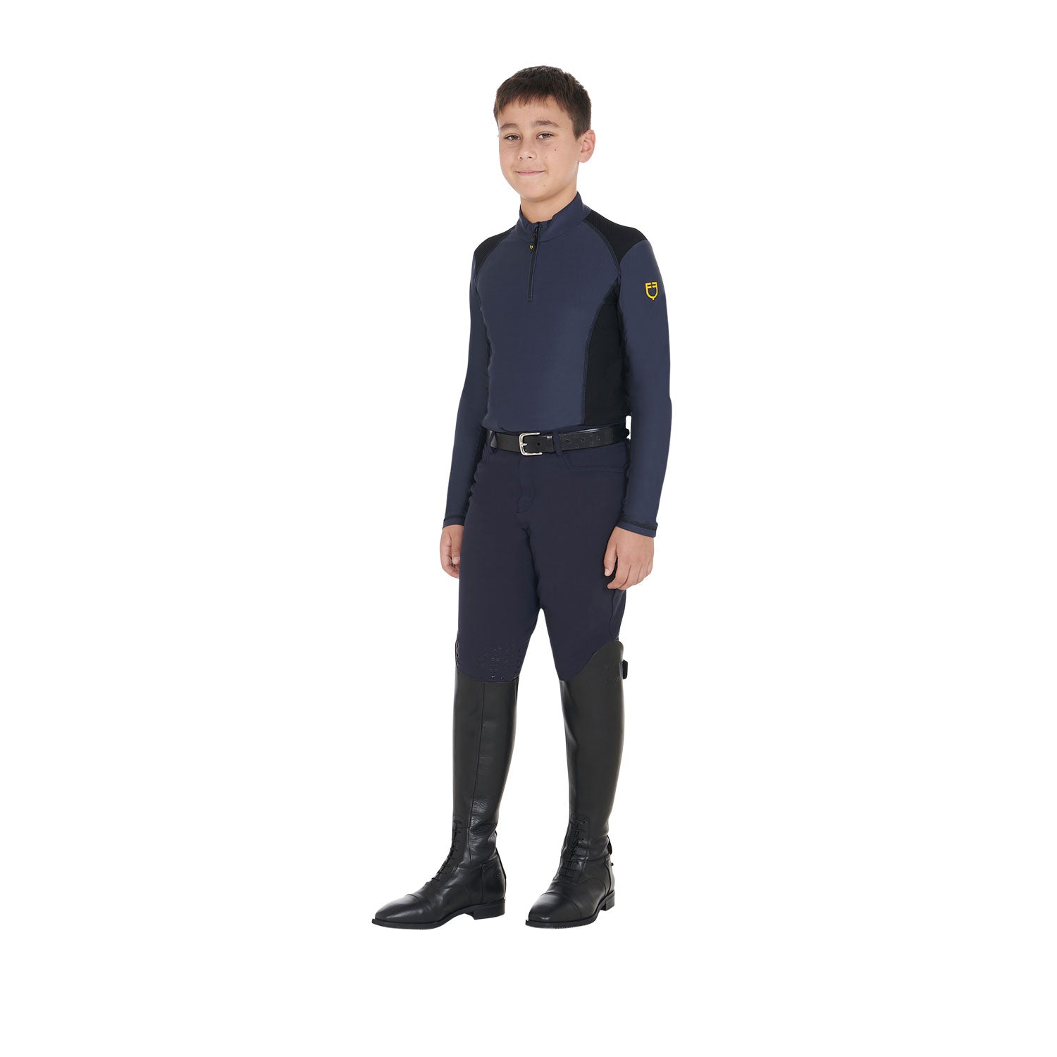 Equestro boy technical training polo - Colore NAVY BLAZER (19-3923)